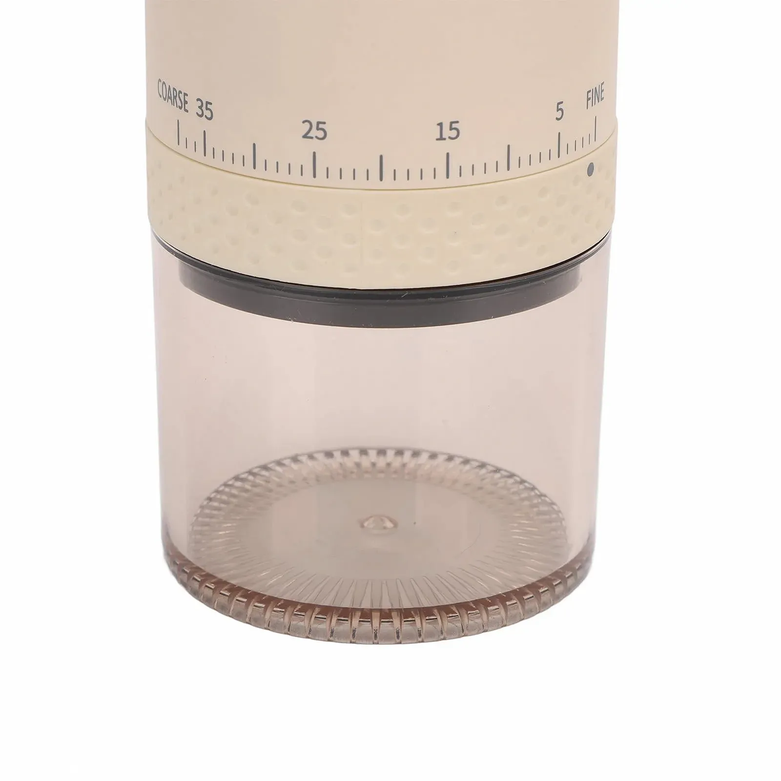 Электрическая кофемолка портативная с 38 регулируемыми настройками Beige, фото №6 Электрическая кофемолка портативная с 38 регулируемыми настройками Beige, фото №6