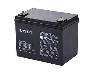 Vision Акумуляторна батарея FM 12V 75Ah - Фото 1