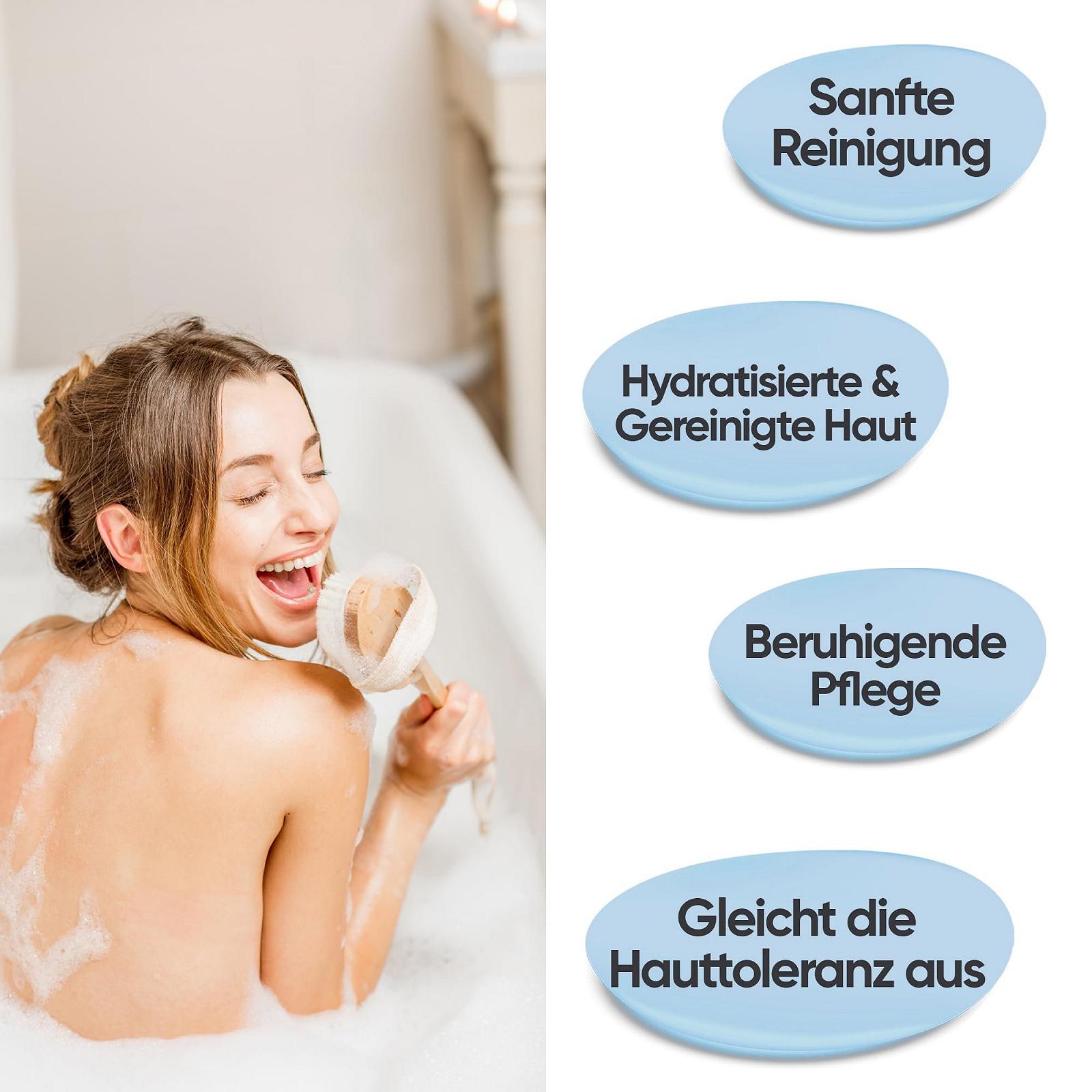 Гель для душу Mineaderm A.D+ Gentle Emollient для сухої та чутливої шкіри 200 ml, фото №5