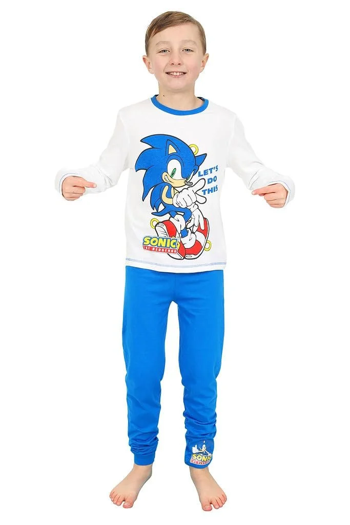 Піжама Sonic The Hedgehog Let's Do This Long Gamer Бавовна для хлопчиків, фото №1