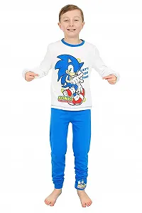 Пижама Sonic The Hedgehog Let's Do This Long Gamer Хлопок для мальчиков - Фото 1
