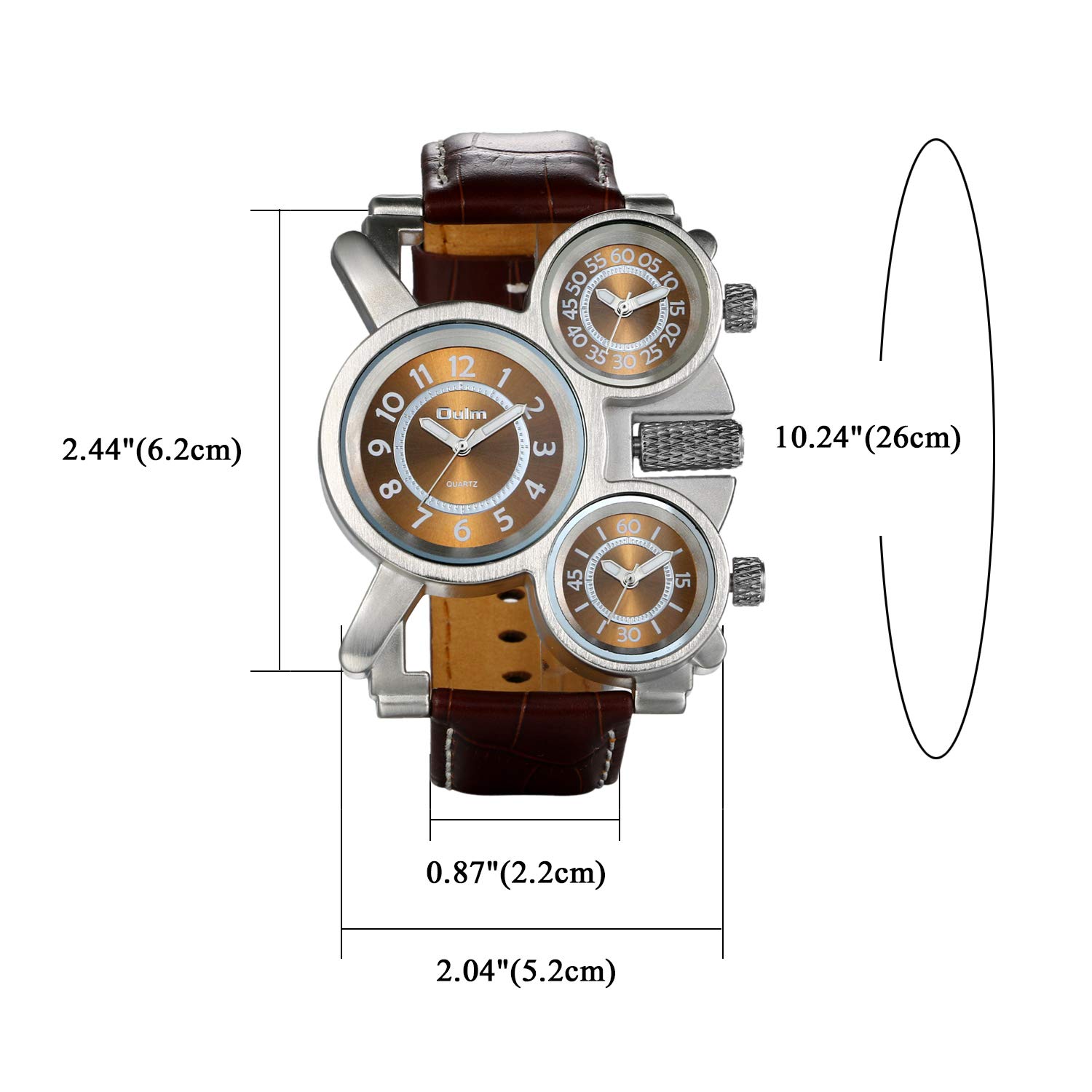 Часы Avaner Мужские Аналоговые Кварцевые С Нержавеющим Сетчатым Ремешком И Тройной Часовой Дисплей, фото №7