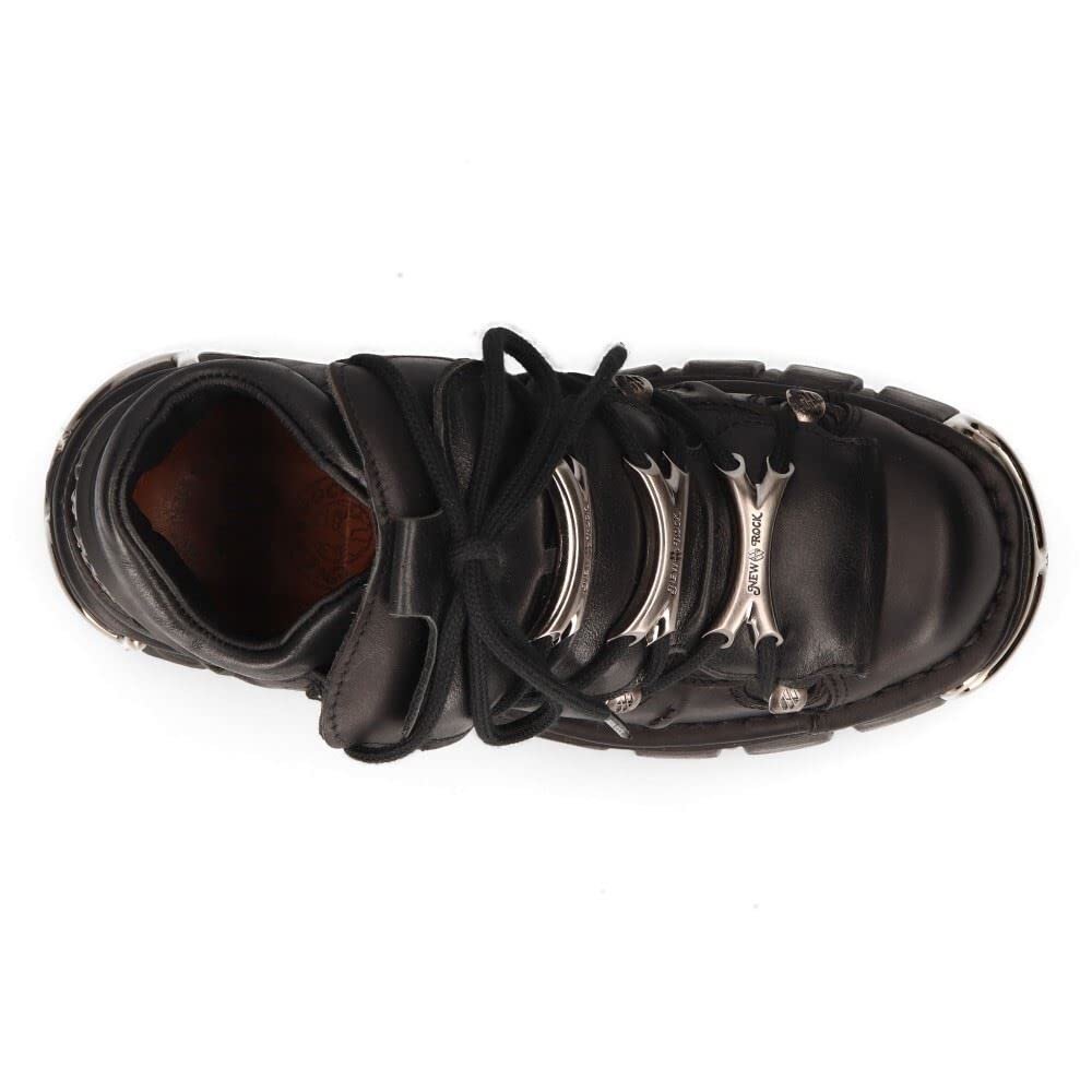 Ботинки New Rock Tower M.106-S1, Унисекс, Кожаные, Дизайн Gothic, фото №7