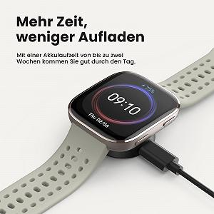 Смарт-годинник Amazfit Bip 6 46мм, 1.97“ AMOLED, GPS, AI, Bluetooth, функції дзвінків та текстових повідомлень, трекер здоров'я, фітнесу та сну, 140+ режимів тренувань, 5 ATM synthetic.ua - Фото 1