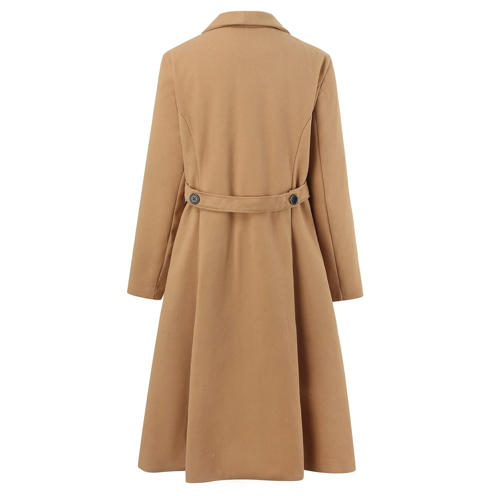 Пальто Gérique Довге Вовняне Приталене Тепле З лацканами На Ґудзиках, фото №7 Пальто Gérique Довге Вовняне Приталене Тепле З лацканами На Ґудзиках, фото №7