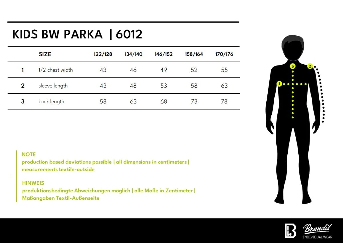 Дитяча парка Brandit BW, різні кольори, фото №3