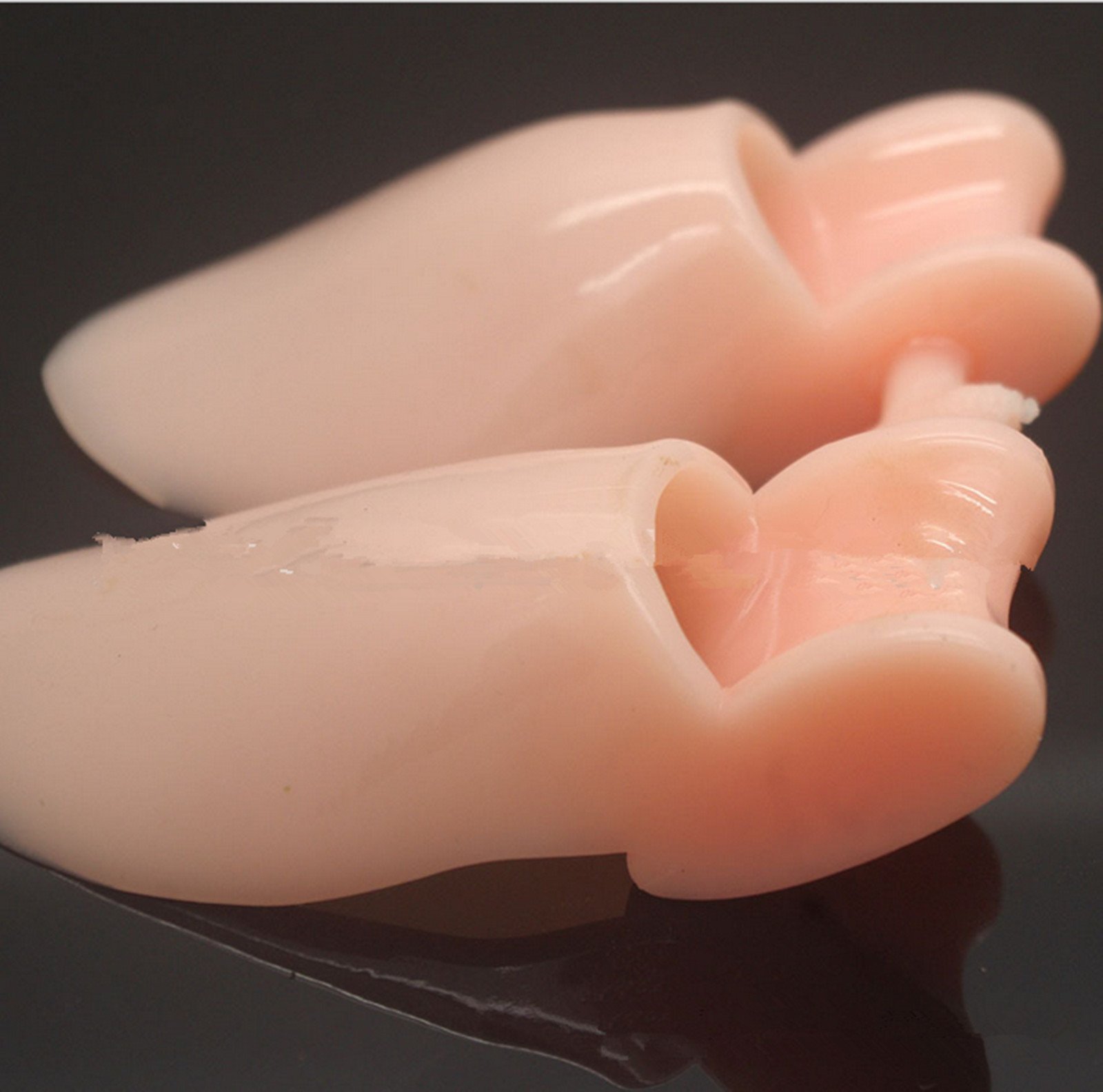 Коректор великого пальця стопи Гелевий Sichun 1 пара Кольори шкіри, фото №1