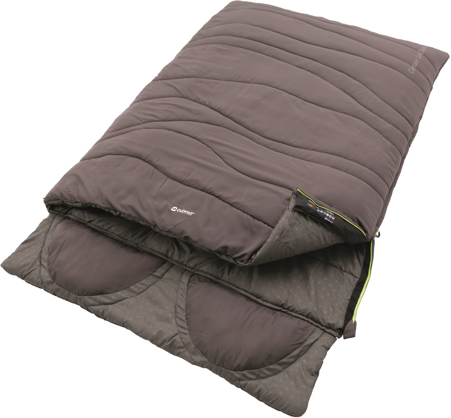 Спальный мешок Outwell Contour Lux Double Темно-фиолетовый, фото №1