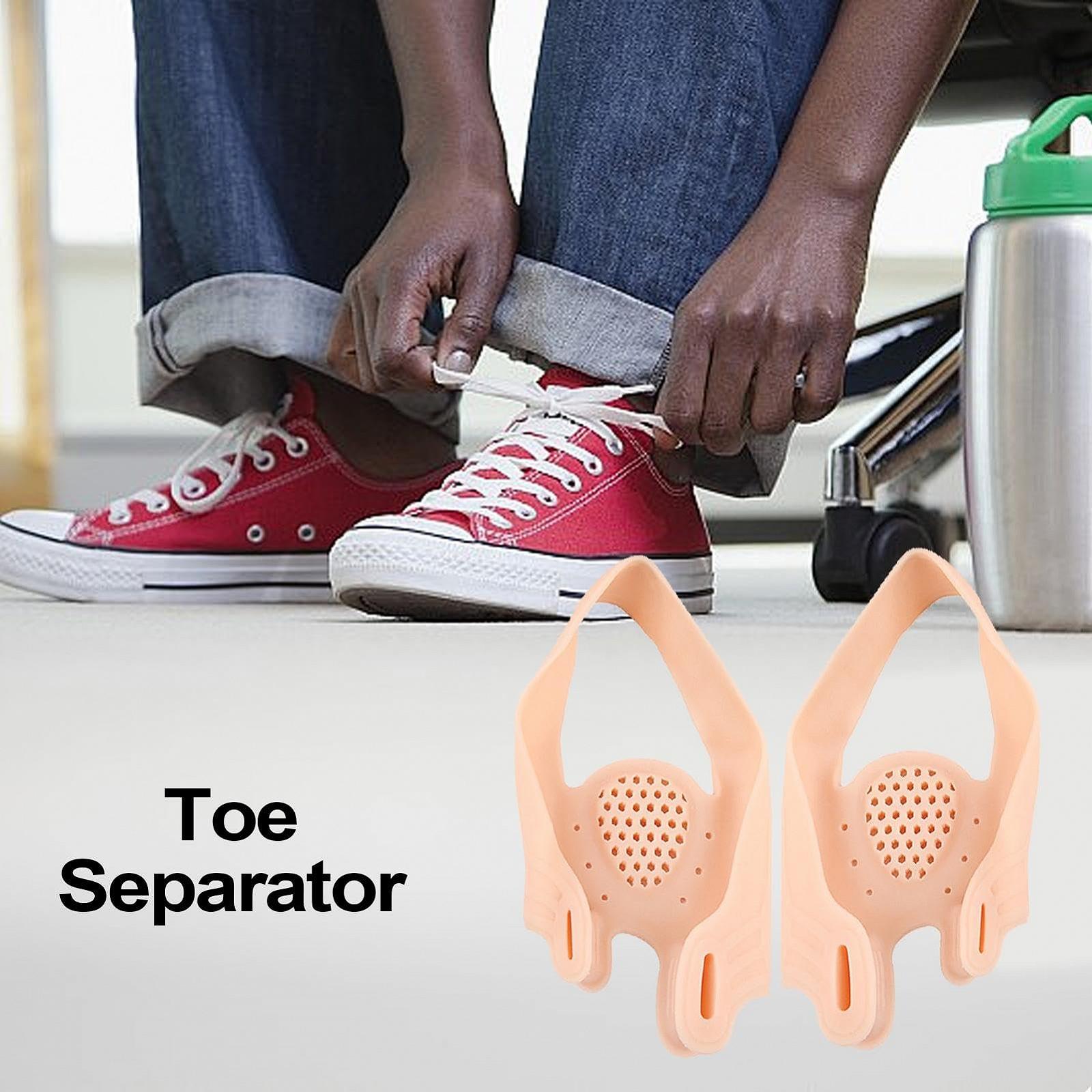 Роздільник для великого пальця ноги Подвійний отвір Коректор молоткоподібного пальця ноги, фото №6