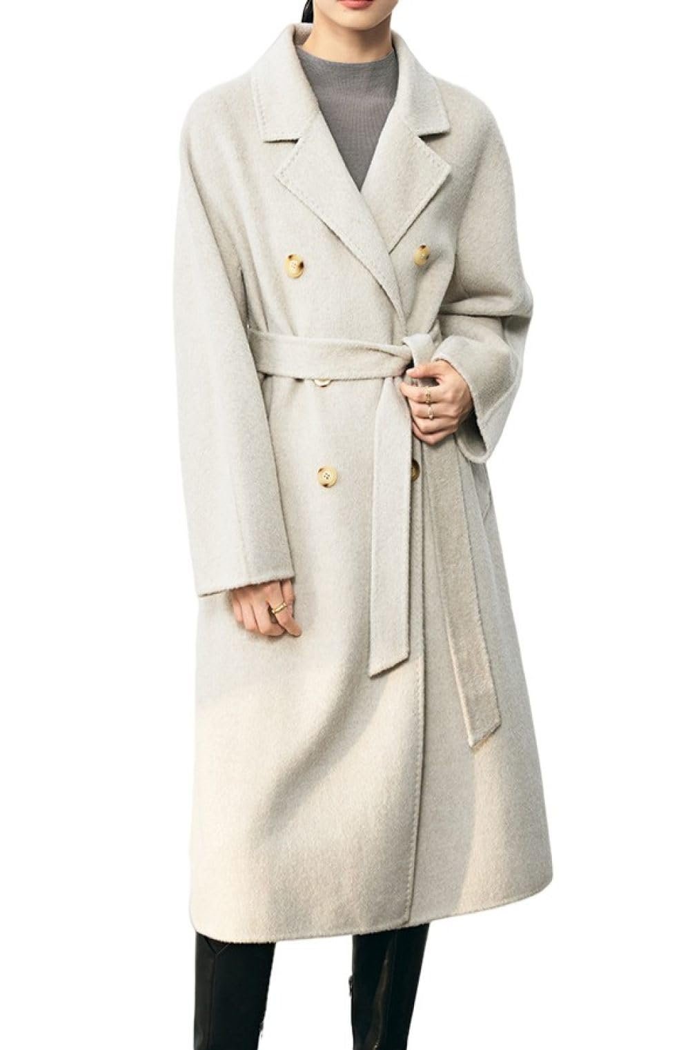 Пальто BROLEO Жіноче зимове вовняне елегантне двобортне з поясом, фото №1 Пальто BROLEO Жіноче зимове вовняне елегантне двобортне з поясом, фото №1