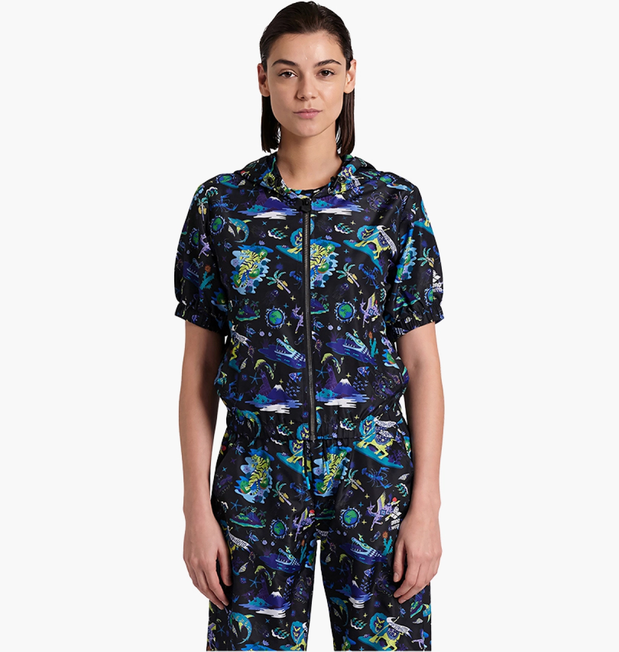 Джемпер Arena FUN PLANET S/S HOODED JACKET M, фото №1