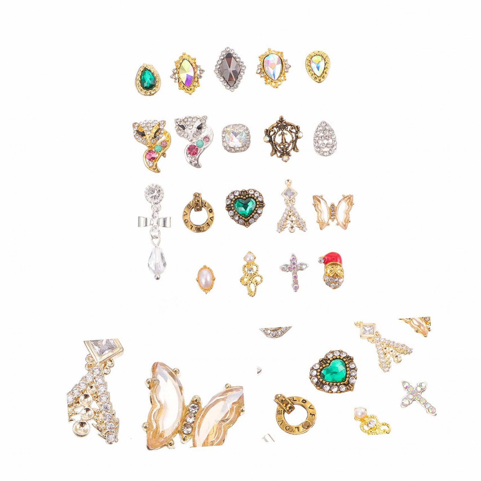 Стразы для ногтей Healeved, 50 шт., для 3D украшения., фото №4