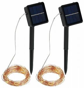 Гірлянда Lunartec з мідного дроту, 2 шт, 200 теплих білих світлодіодів - Фото 1