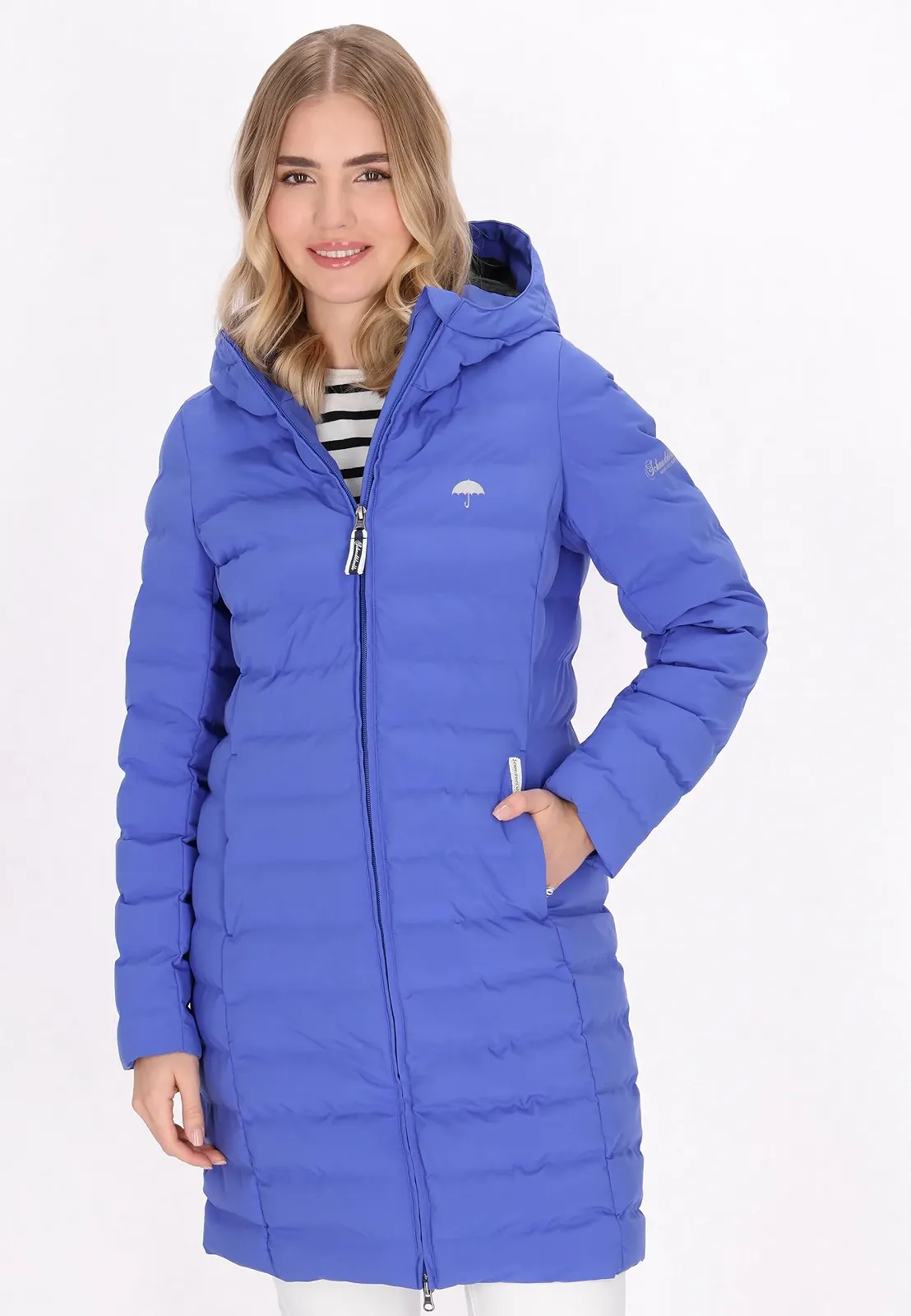 Женское пальто Schmuddelwedda с капюшоном Водонепроницаемое на молнии, фото №4 Женское пальто Schmuddelwedda с капюшоном Водонепроницаемое на молнии, фото №4