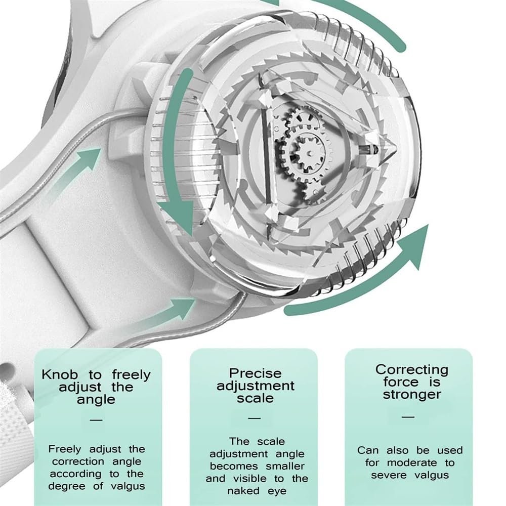 Випрямляч великого пальця Ballenzeh-Korrektor з кнопкою для чоловіків і жінок, корекція Hallux Valgus при запаленні, безболісне регулювання кута, шина Ballenzeh, фото №5 Випрямляч великого пальця Ballenzeh-Korrektor з кнопкою для чоловіків і жінок, корекція Hallux Valgus при запаленні, безболісне регулювання кута, шина Ballenzeh, фото №5