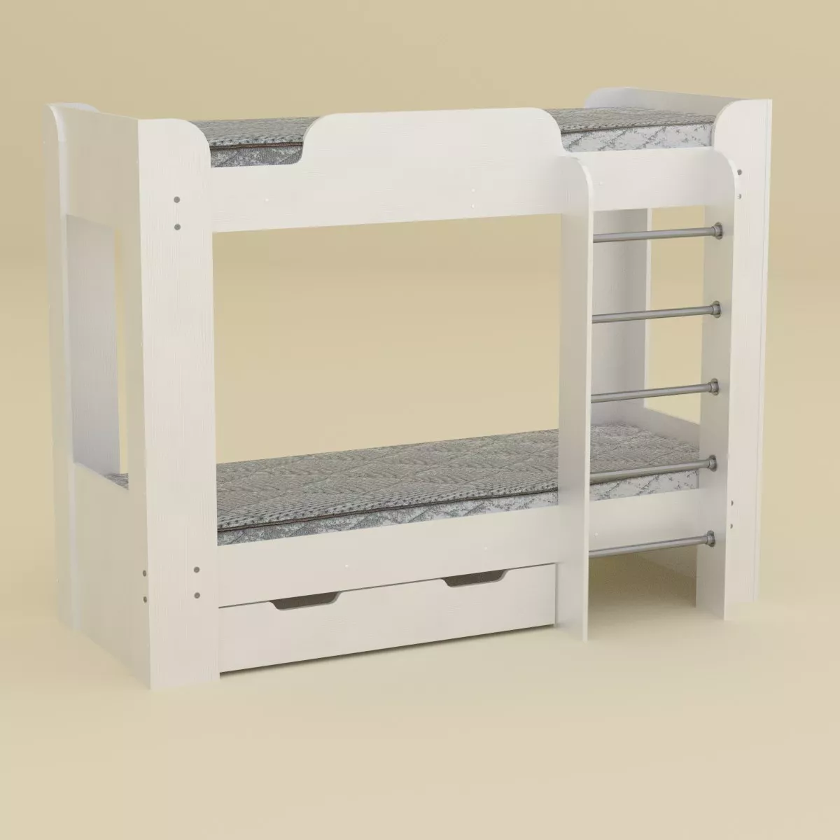 Двухъярусная кровать Твикс модель 2 ДСП Компанит, фото №3 Двухъярусная кровать Твикс модель 2 ДСП Компанит, фото №3