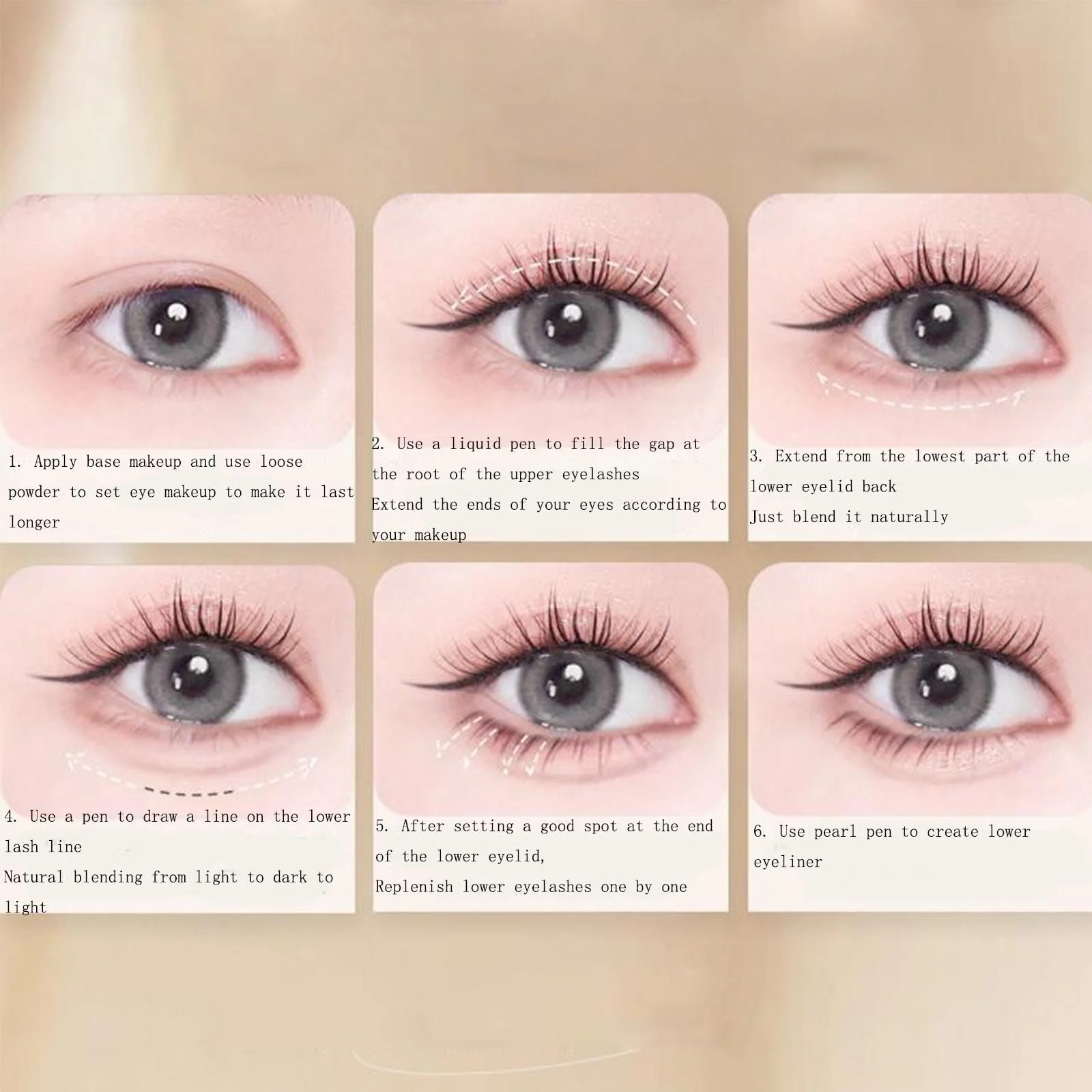 Підводка для очей CLY AMS Рідка Чорний, фото №5