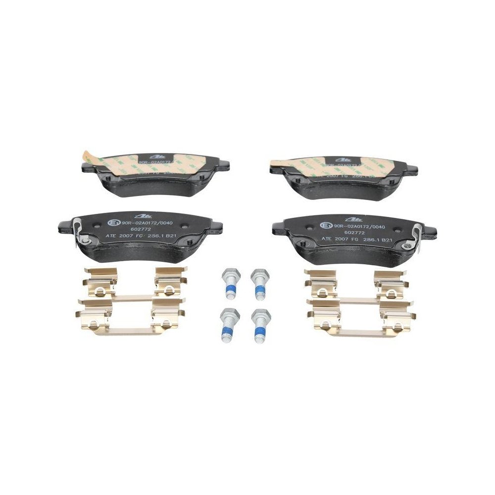Комплект гальмівних колодок, дискове гальмо ATE 13.0460-2772.2 для KIA передня вісь, фото №1