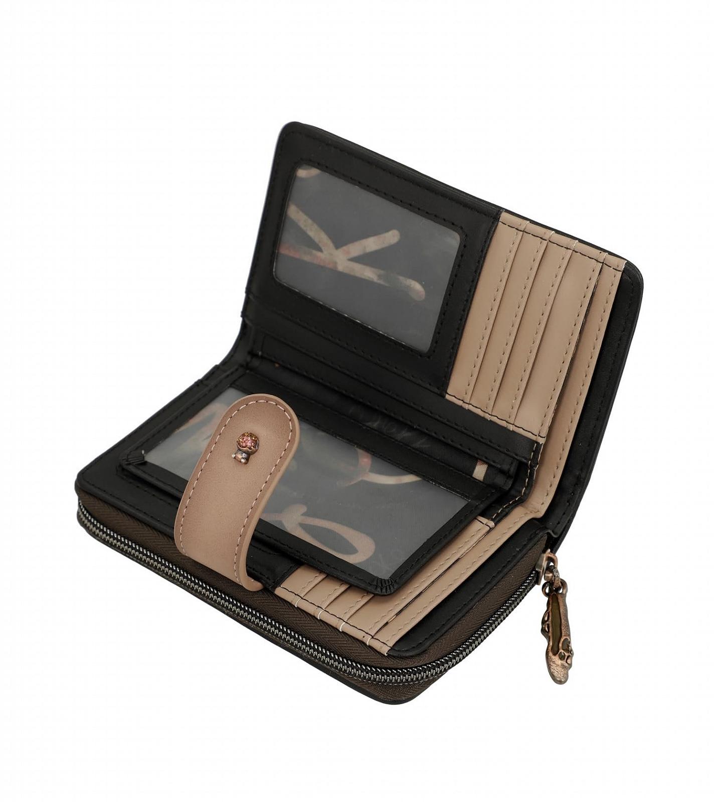 Кошелек Anekke Dreamverse Medium Multi Pocket Размер 15/10/3 см, многоцветный, темно-коричневый, современный, фото №6