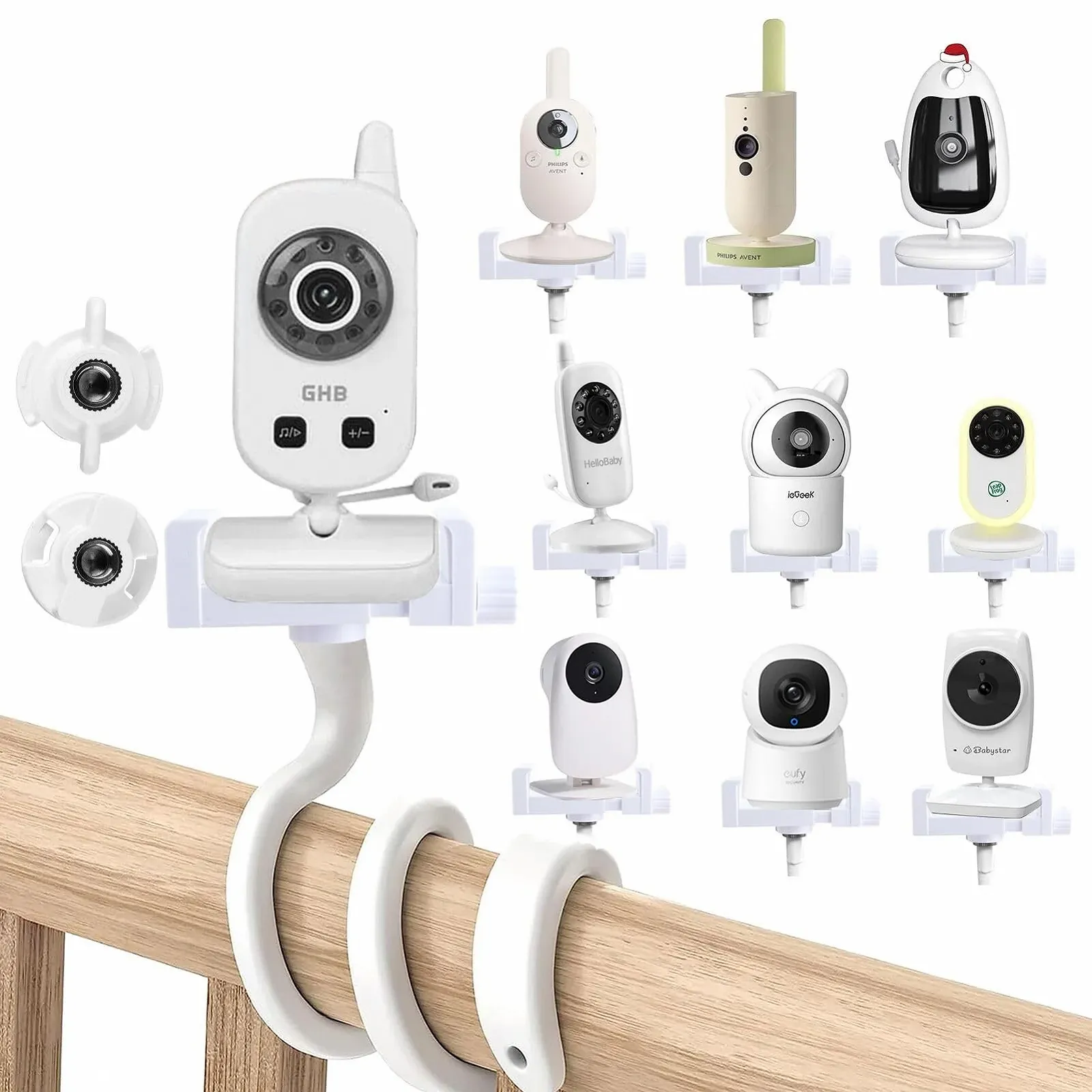 Тримач для відеоняні GHB Philips Avent Hellobaby Adjustable Stand, фото №1