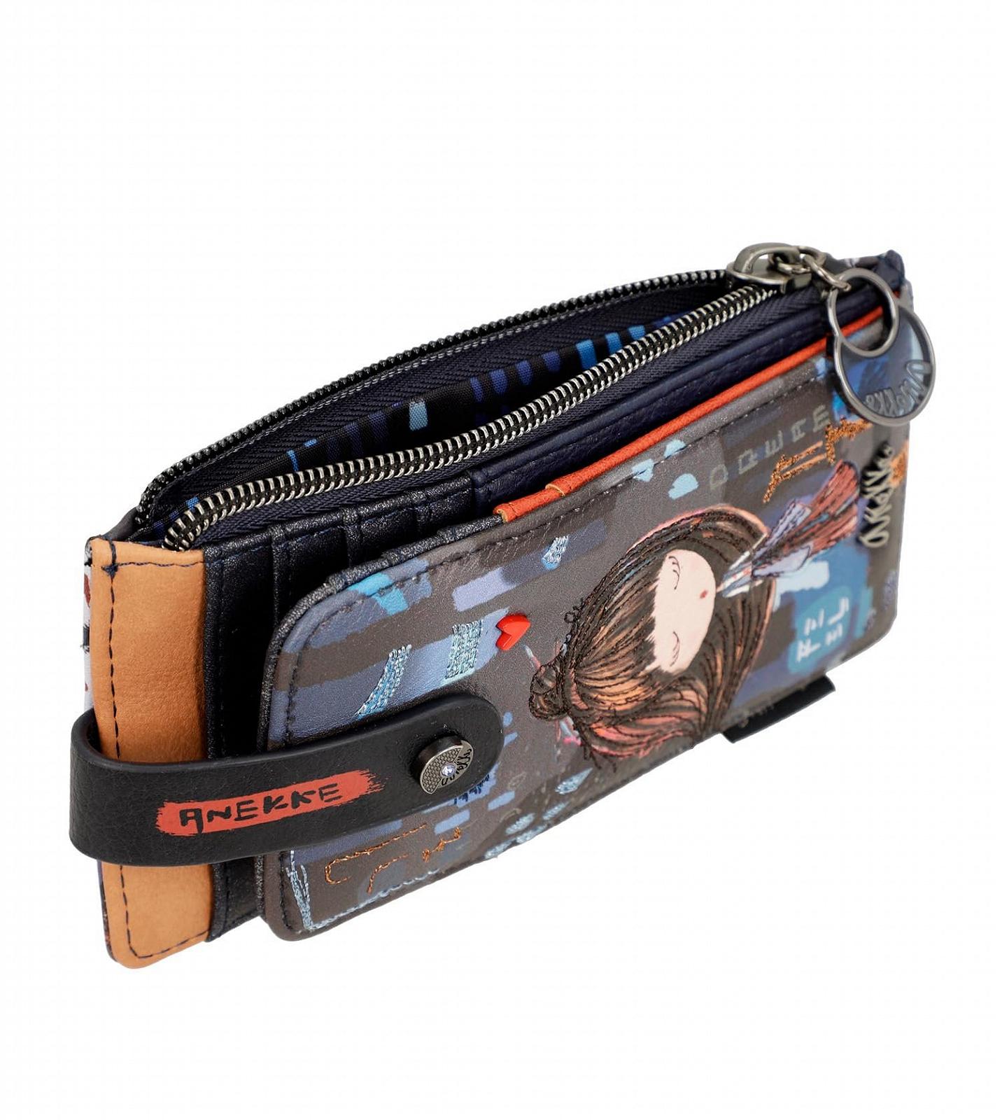 Кошелек Anekke Contemporary Cartoon RFID Protected Faux Leather Разноцветный, фото №7