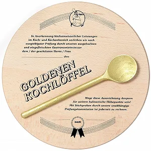 Ложка Деревянная Золотая - Фото 1