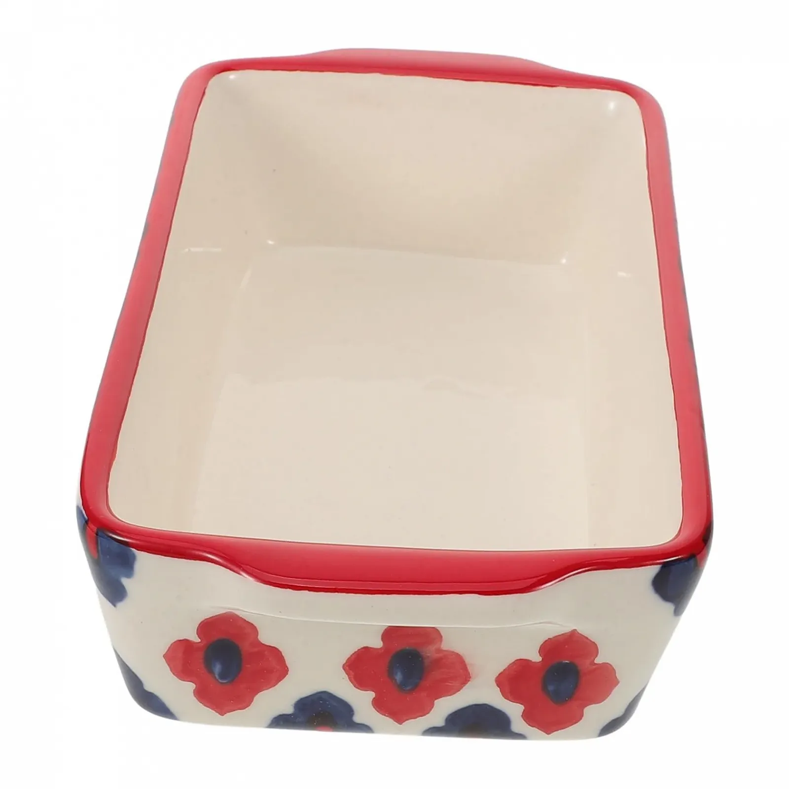 Форма для запекания TOYANDONA Керамическая прямоугольная с двойными ручками для духовки и микроволновой печи, фото №1