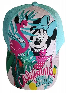 Бейсболка Disney Minnie Mouse California Style для детей, девочек и мальчиков Бирюзовый - Фото 1