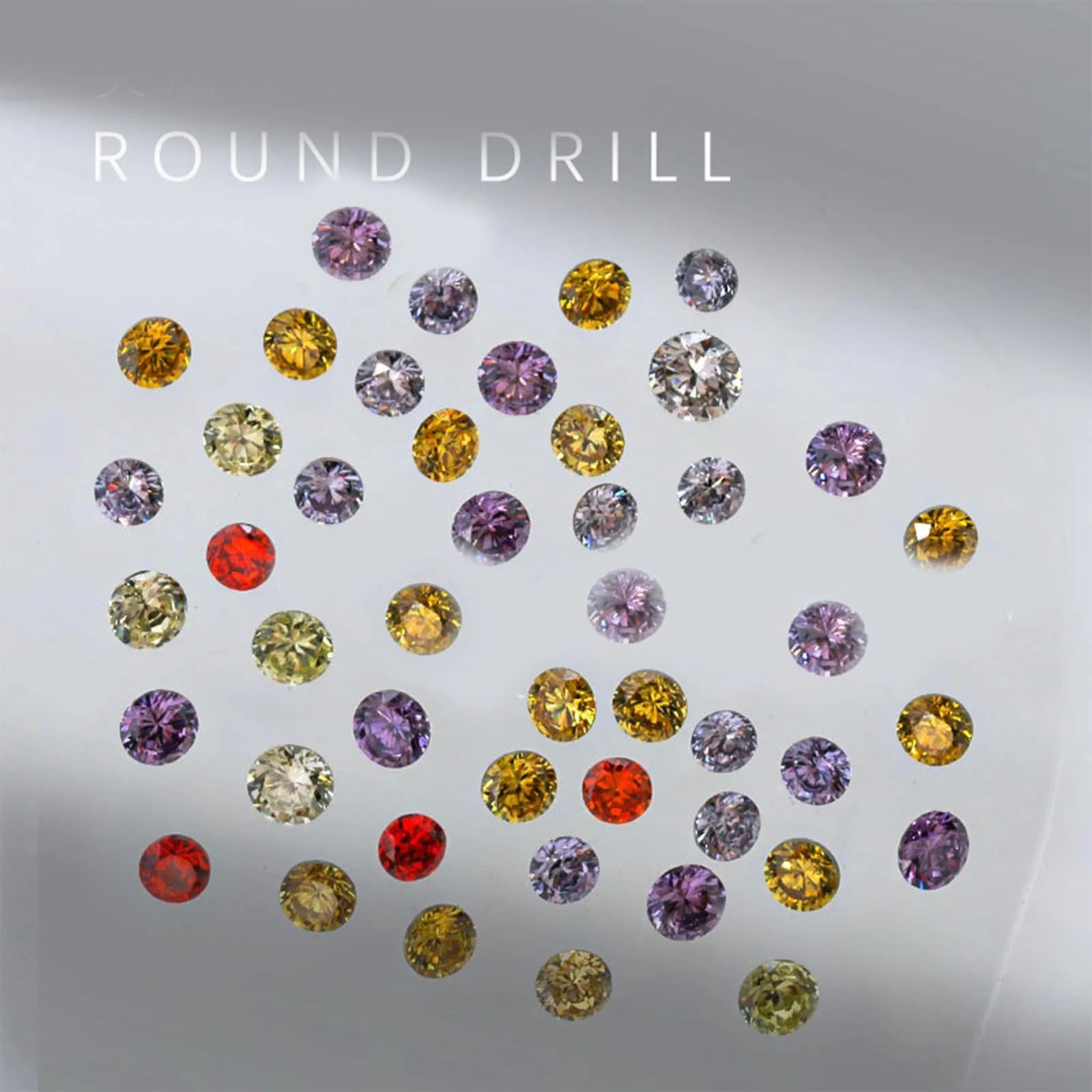 Круглые стразы Разные в миксе для ногтей и одежды, фото №5