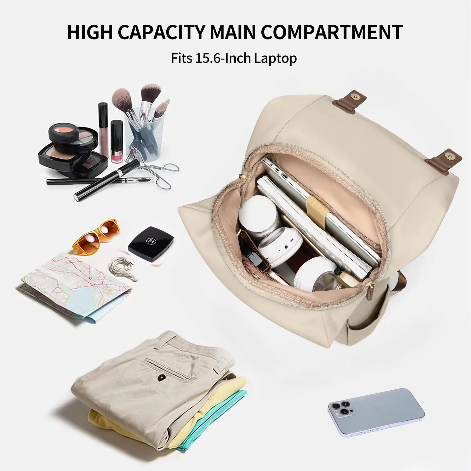 Рюкзак для ноутбука Anti-Theft Water Resistant Large Capacity, фото №7