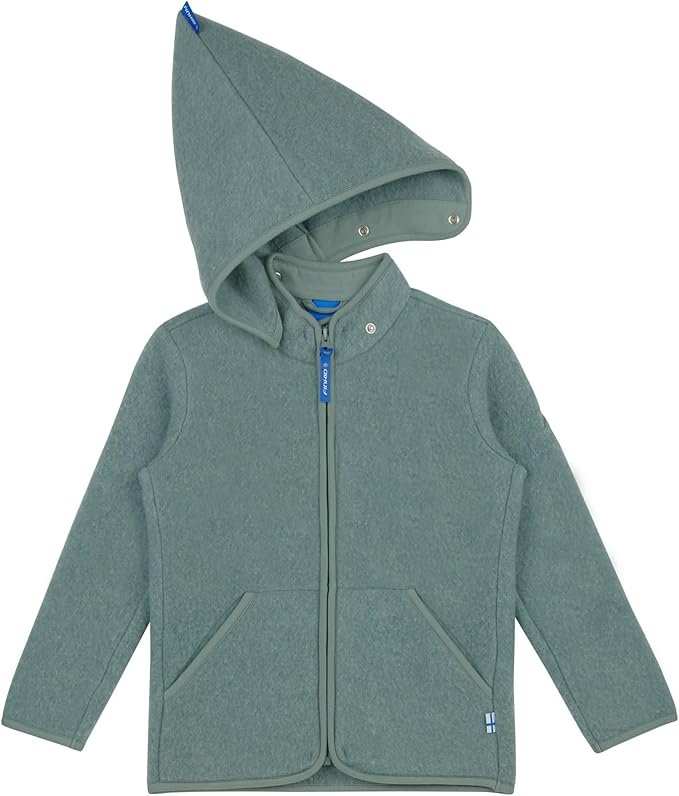 Шерстяная флисовая куртка для детей на молнии Finkid Luonto, фото №4