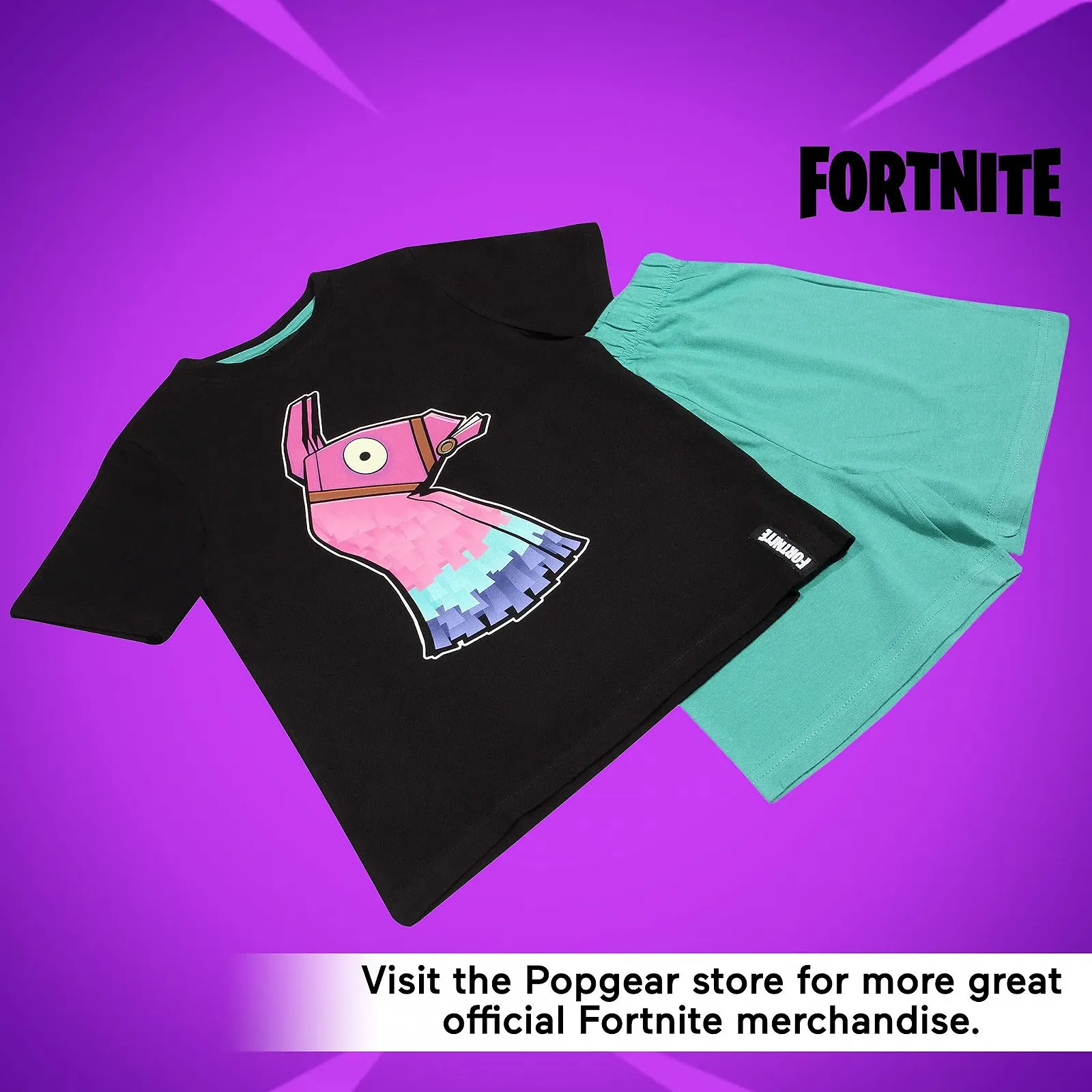 Піжама Шорти Fortnite Glow In The Dark Дитяча, фото №5 Піжама Шорти Fortnite Glow In The Dark Дитяча, фото №5