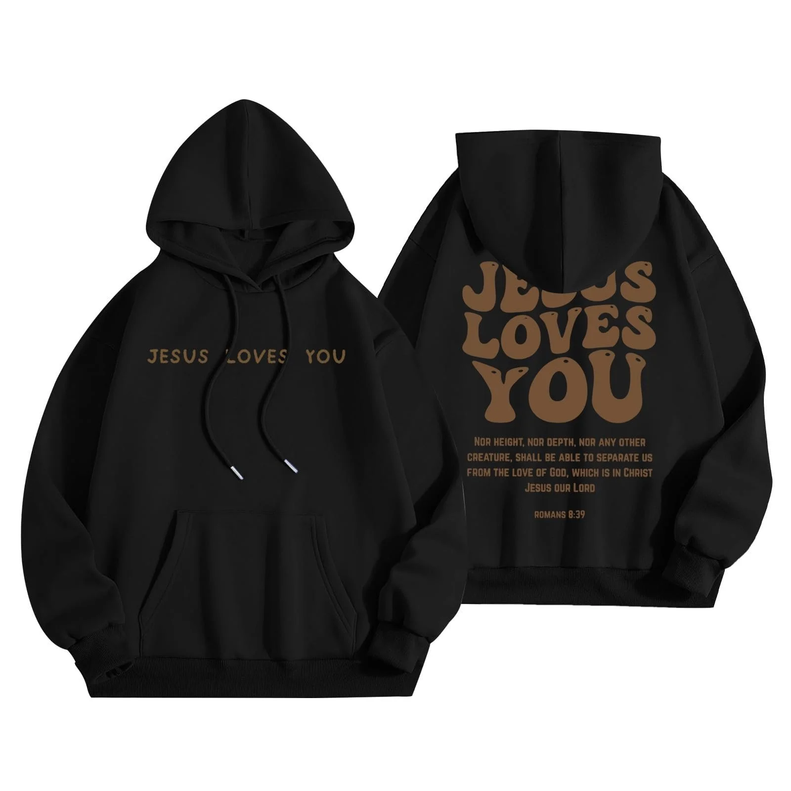 Унисекс свитшот 2025 с принтом двойных букв, с длинными рукавами, с карманом, флисовый, однотонный, для осени и зимы, фото №1 Унисекс свитшот 2025 с принтом двойных букв, с длинными рукавами, с карманом, флисовый, однотонный, для осени и зимы, фото №1