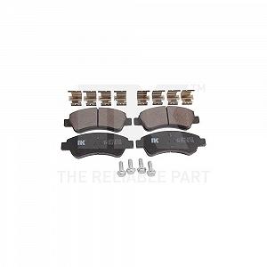Комплект гальмівних колодок, дискове гальмо NK 223741 для CITROËN OPEL PEUGEOT VAUXHALL DS - Фото 1