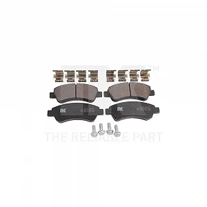 Комплект тормозных колодок, дисковый тормоз NK 223741 для CITROËN OPEL PEUGEOT VAUXHALL DS - Фото 1