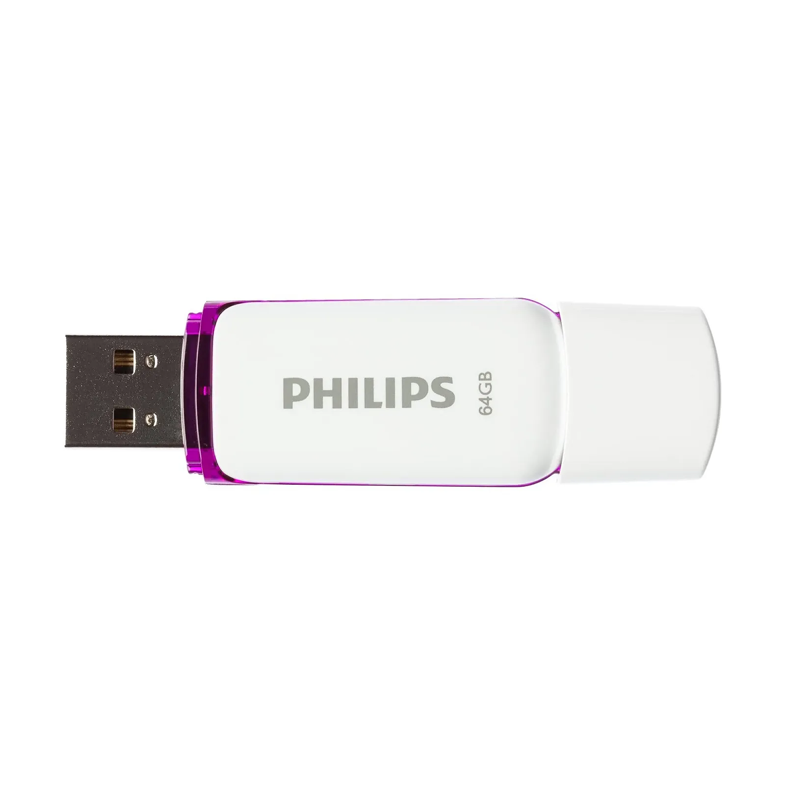 USB флеш-накопичувач Philips Snow Edition 2.0 64 ГБ White/Purple, фото №4