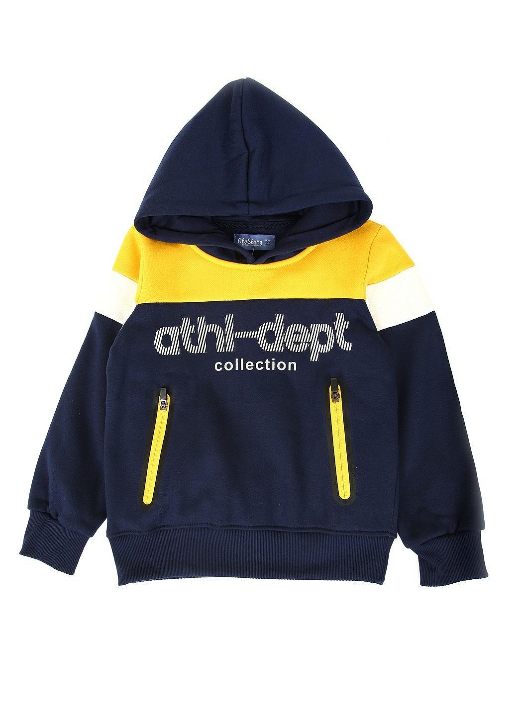 Толстовка Glo-Story 110см Синий (GT-3115-Dblue), фото №1