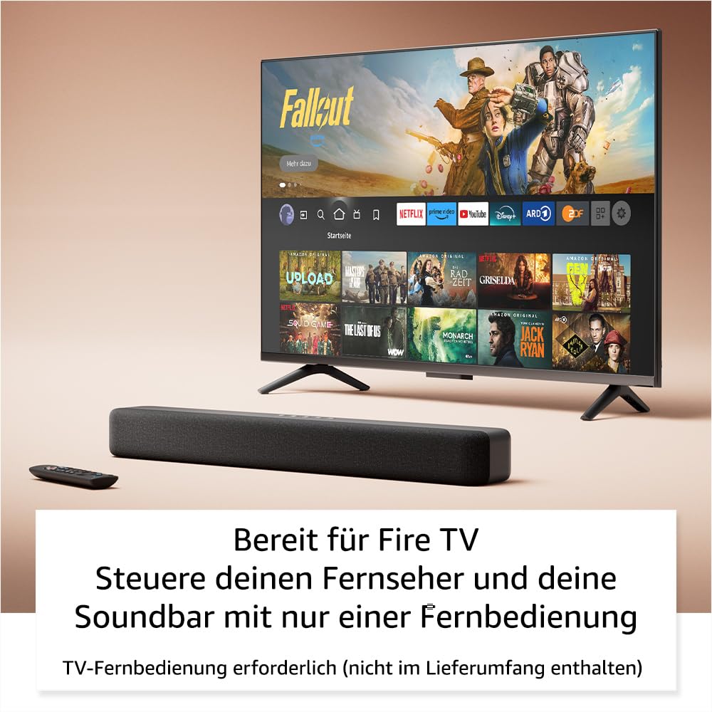 Звуковая панель Amazon Fire TV 2.0 DTS Virtual:X Dolby Audio Bluetooth, фото №4 Звуковая панель Amazon Fire TV 2.0 DTS Virtual:X Dolby Audio Bluetooth, фото №4