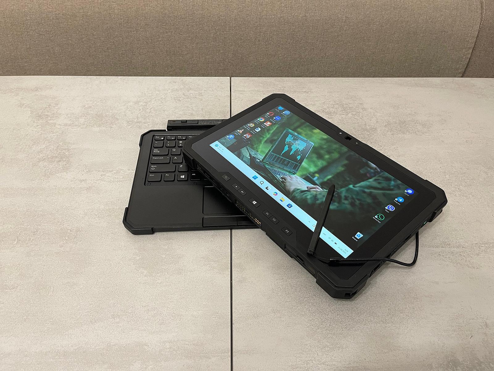Захищений планшет Dell 7212 Rugged, 11.6" FHD, i7-7600U, 16GB, 256GB, клавіатура, стилус, фото №2
