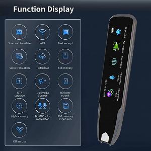 Ручка-сканер для читання, перекладач на 113 мов, для читання з перетворенням тексту в мову, Цифрова synthetic.ua - Фото 1