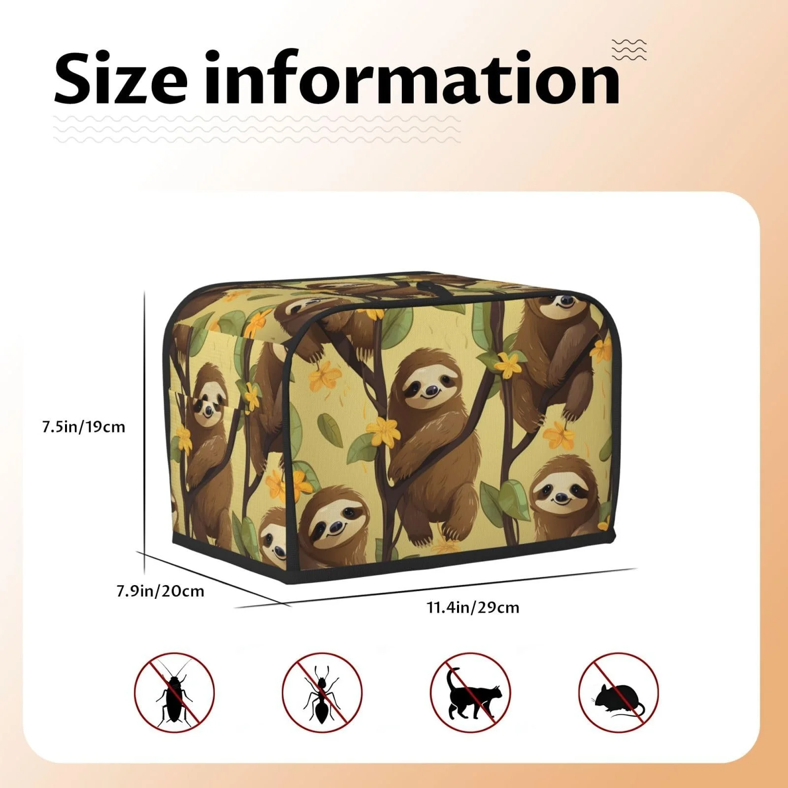 Чохол для 2-х скибочного тостера з двома кишенями, фото №2 Чохол для 2-х скибочного тостера з двома кишенями, фото №2