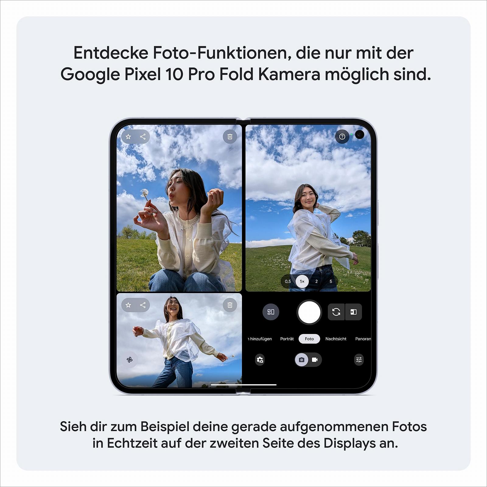 Смартфон Google Pixel 10 Pro Fold 256GB Лунный камень, фото №9 Смартфон Google Pixel 10 Pro Fold 256GB Лунный камень, фото №9