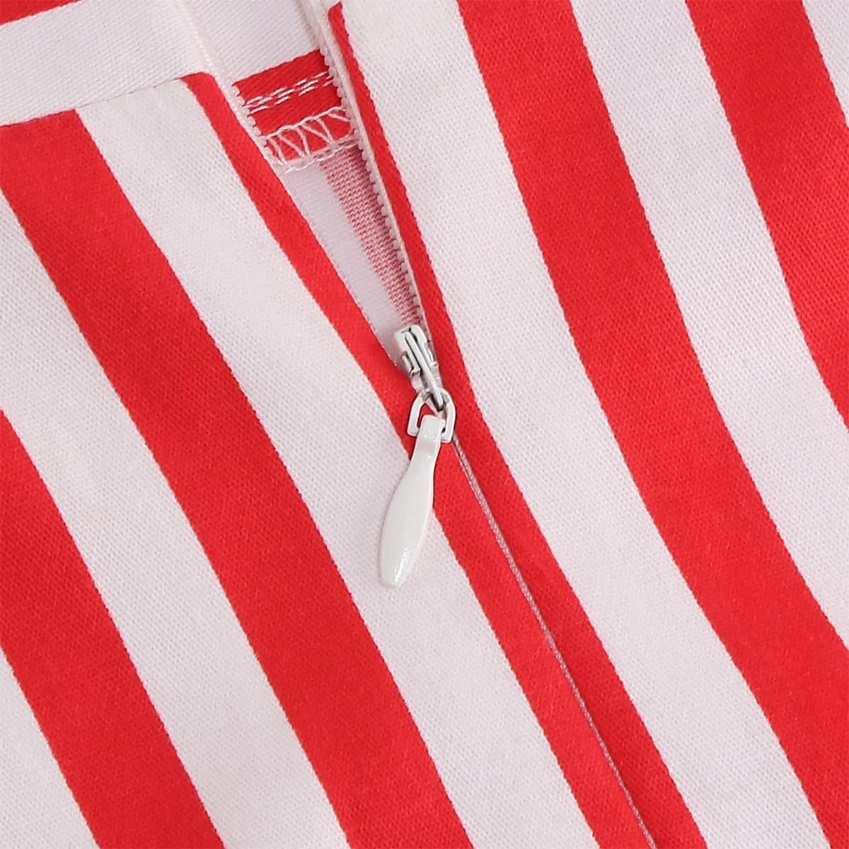 Жіноча спідниця в стилі 1950-х років, вінтажна, А-силуету, в смужку, плісирована, фото №4 Жіноча спідниця в стилі 1950-х років, вінтажна, А-силуету, в смужку, плісирована, фото №4