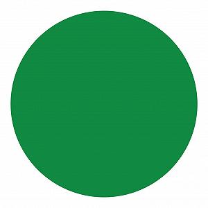 Наклейка на стіну kleb-Drauf 1 Large Dot 45 x 45 см Зелена матова - Фото 1