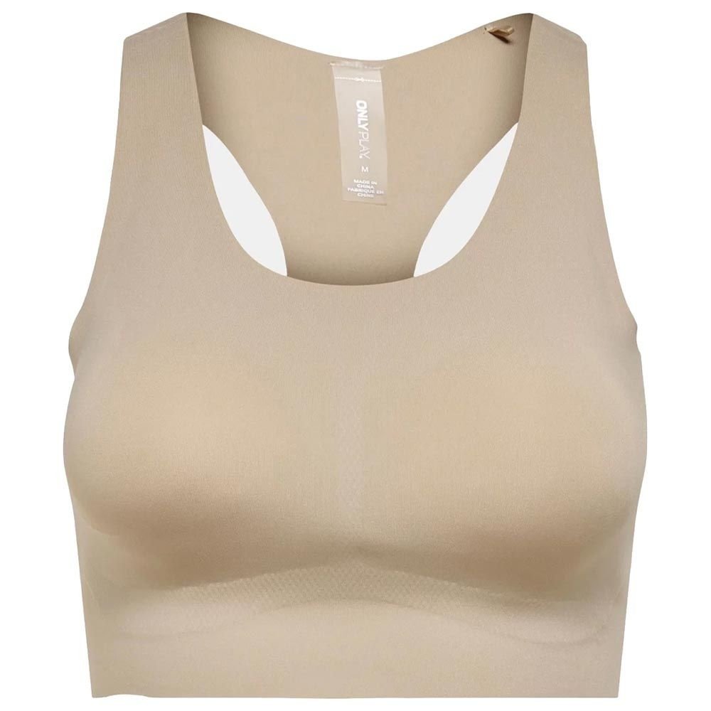 Топ ONPNEGINA SPORTS BRA 15236737-Doeskin Only Play Бежевий XS, фото №1