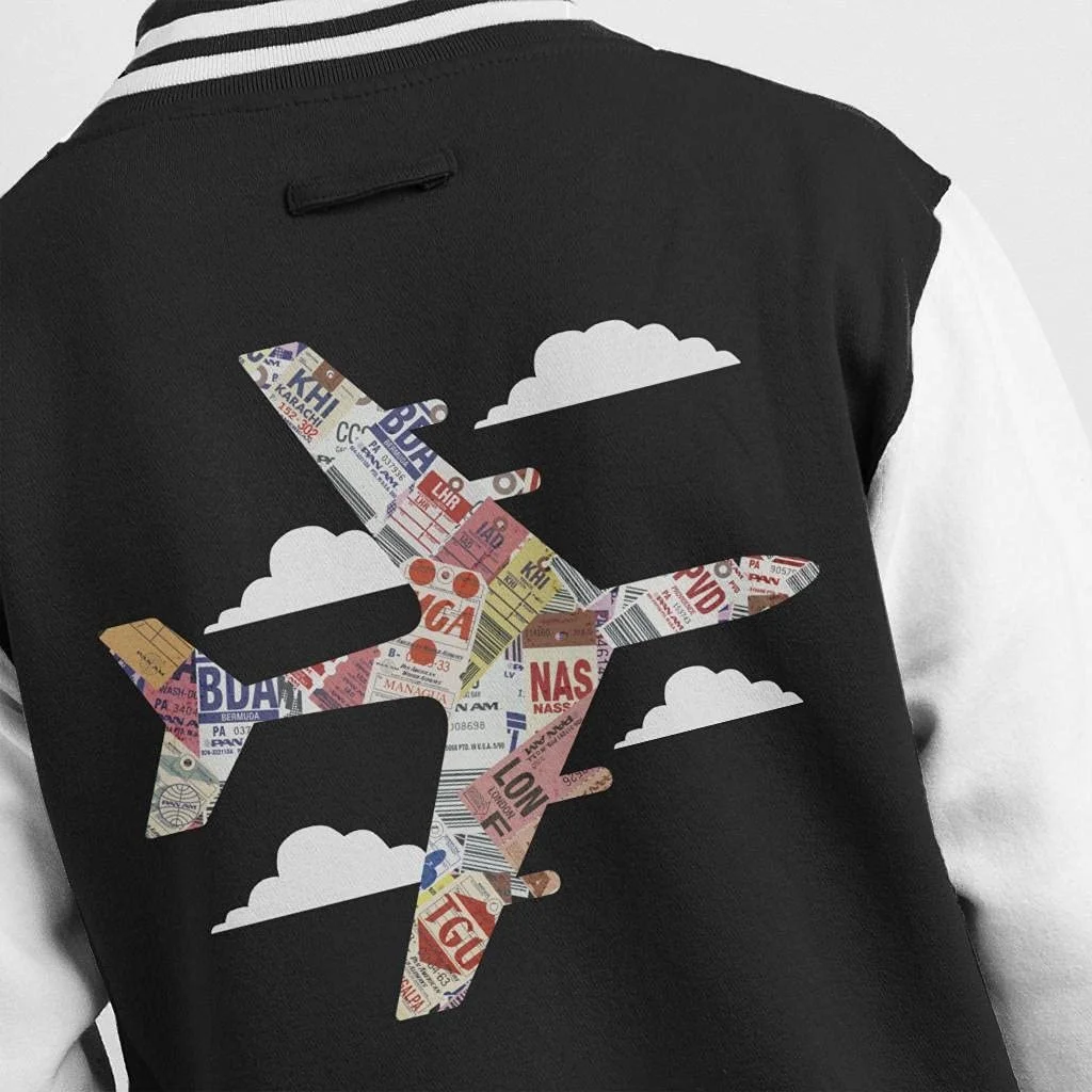 Детская куртка-бомбер All+Every Pan Am Plane Baggage Tags, фото №4 Детская куртка-бомбер All+Every Pan Am Plane Baggage Tags, фото №4