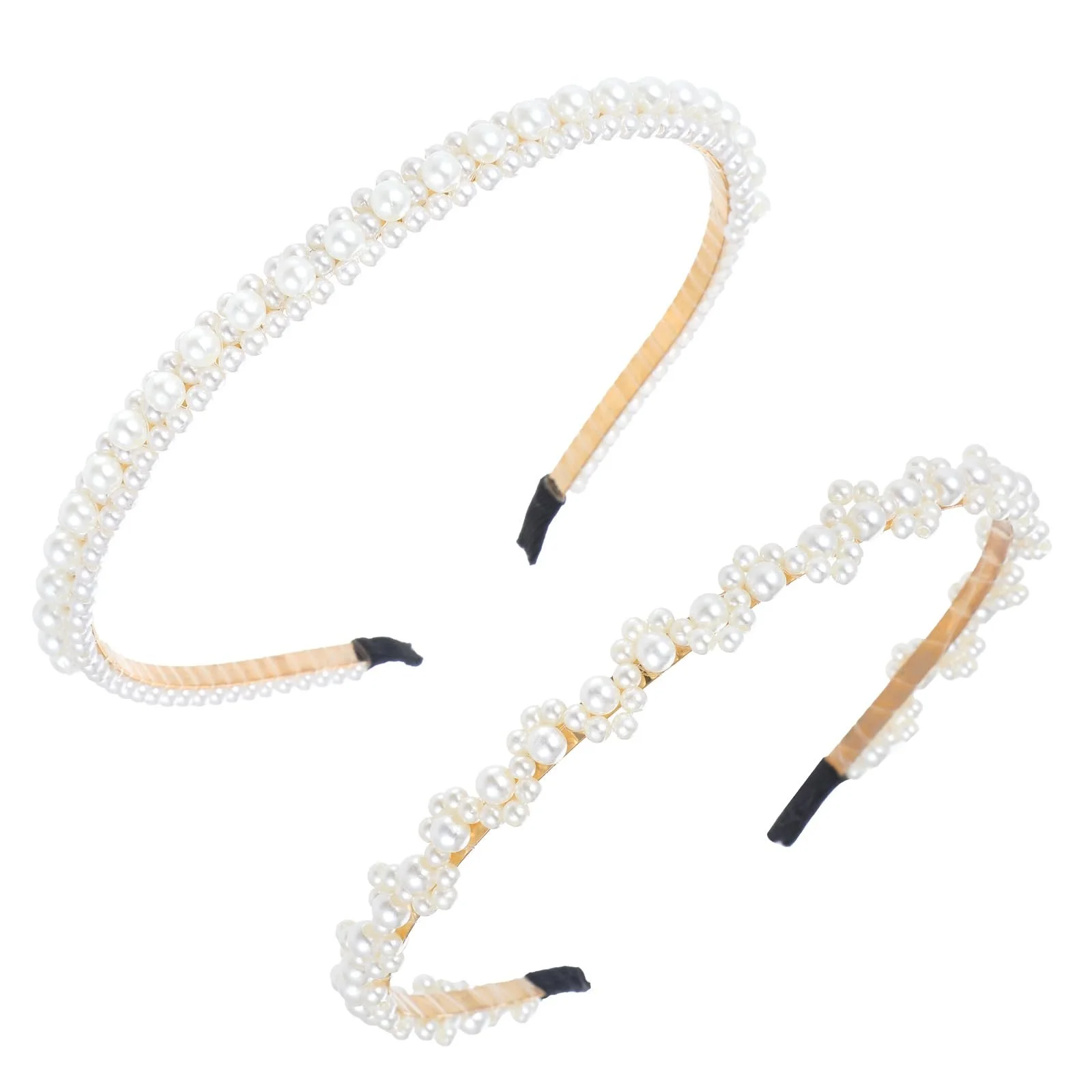 Обруч Стразы Имитация Жемчуга, фото №1