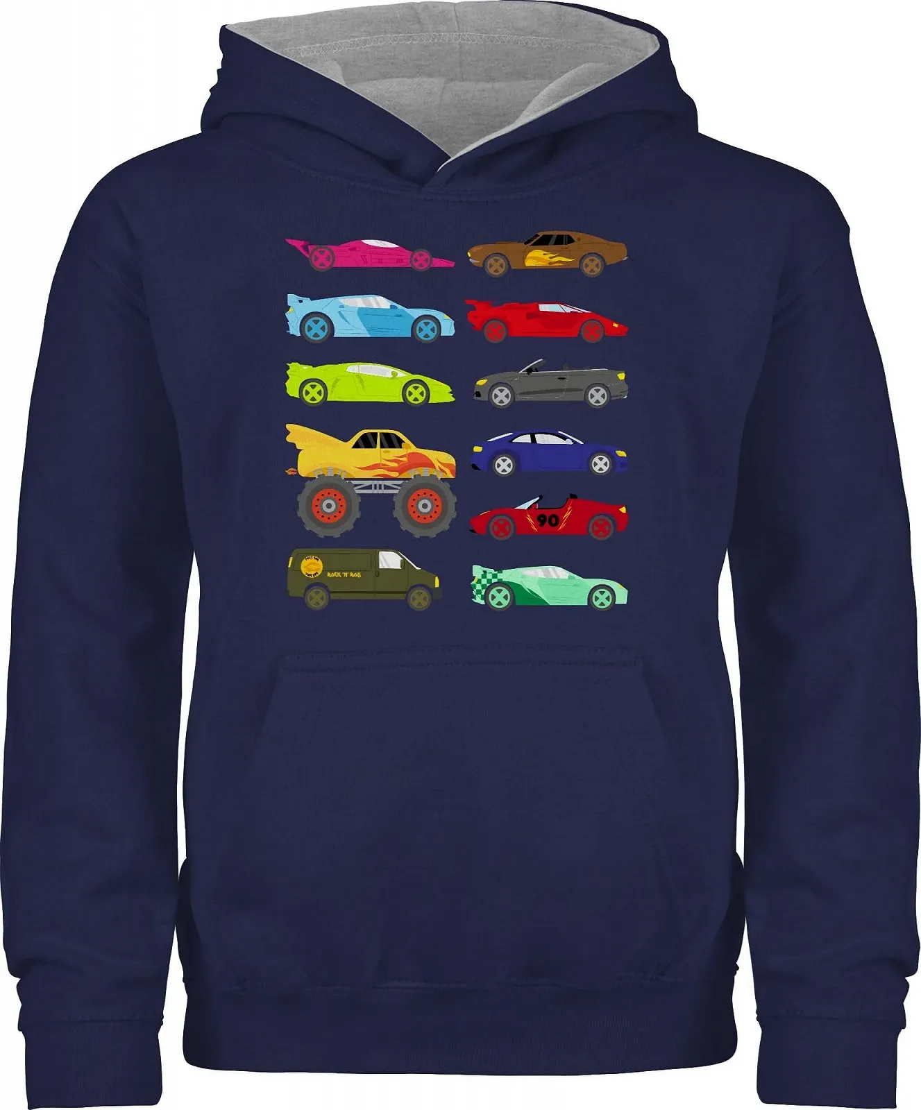 Детская Толстовка Shirtracer Трактор Экскаватор Co. Гоночные Автомобили и Грузовики, фото №1