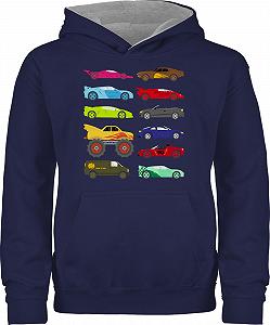 Детская Толстовка Shirtracer Трактор Экскаватор Co. Гоночные Автомобили и Грузовики - Фото 1