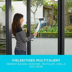 Паровая швабра BLACK+DECKER 10-в-1 Белая / Синяя synthetic.ua - Фото 1